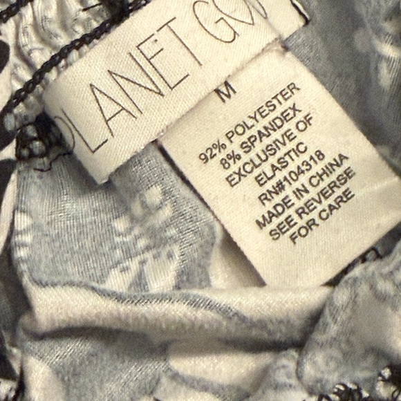 Planet Gold Monochrome Patterned Flare Leggings - Picture 5 of 7